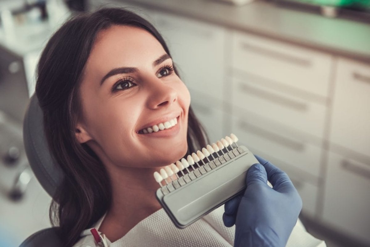 Patient receiving veneers treatment near Camberwell dental clinic