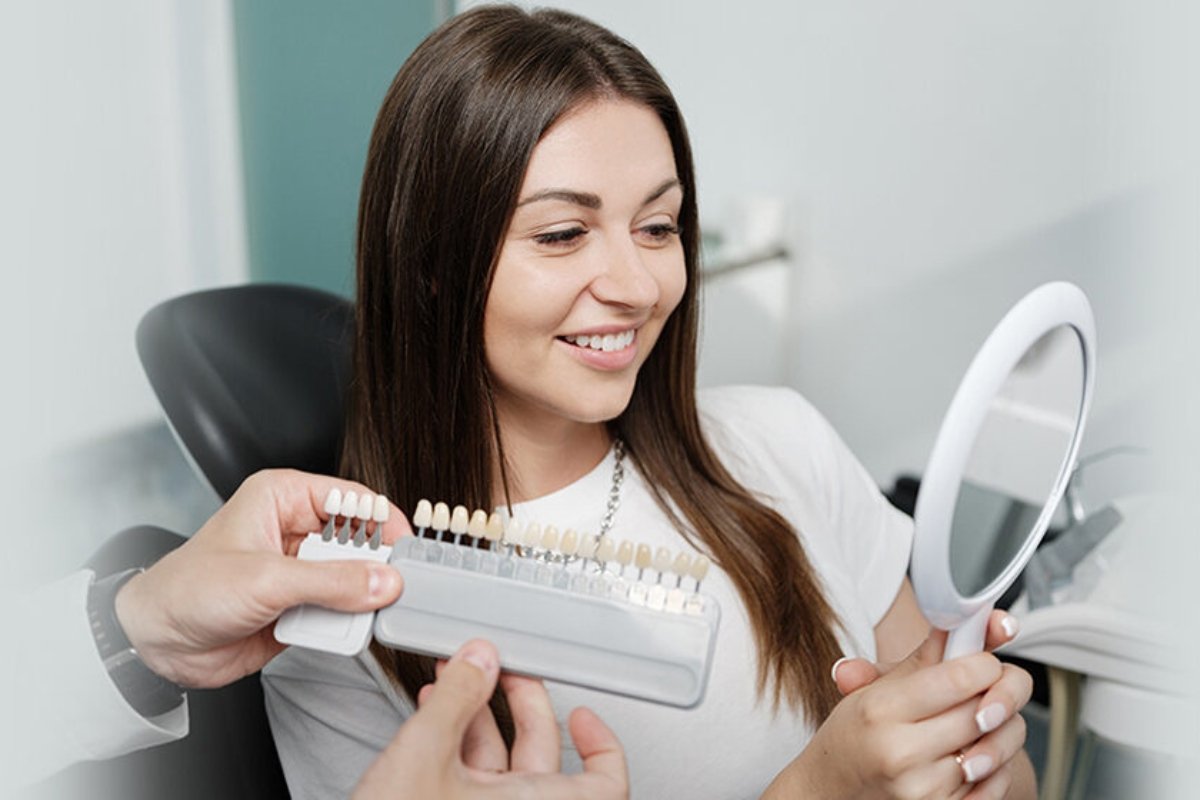 Patient receiving dental veneers near Pearcedale